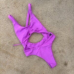 NWOT Nona perkasa Bodysuit  - Purple, S (can fit XS)